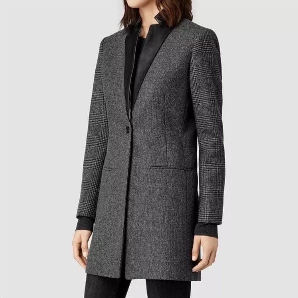 Allsaints Lorie Tula Coat in size 8 US or 12 UK